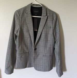 Banana Republic Plaid Machine Washable Blazer